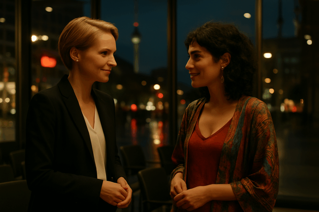 Das ist Sarah Bossard, die Partnerin von Alice Weidel
