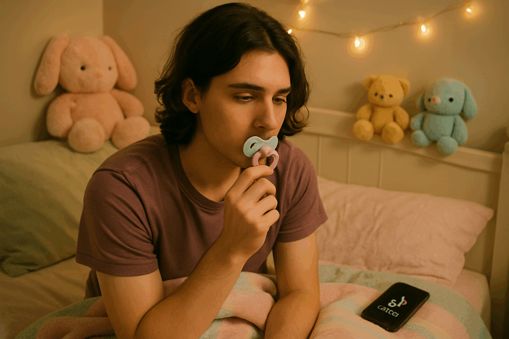 Mein Nuggi hilft mir, einzuschlafen»: Warum die Gen Z auf Tiktok an Riesenschnullern nuckelt