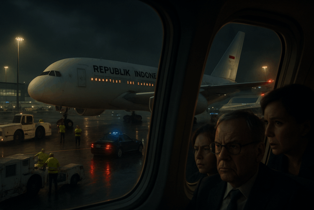 Merz steckt nach Trump-Treffen stundenlang auf Flugfeld fest