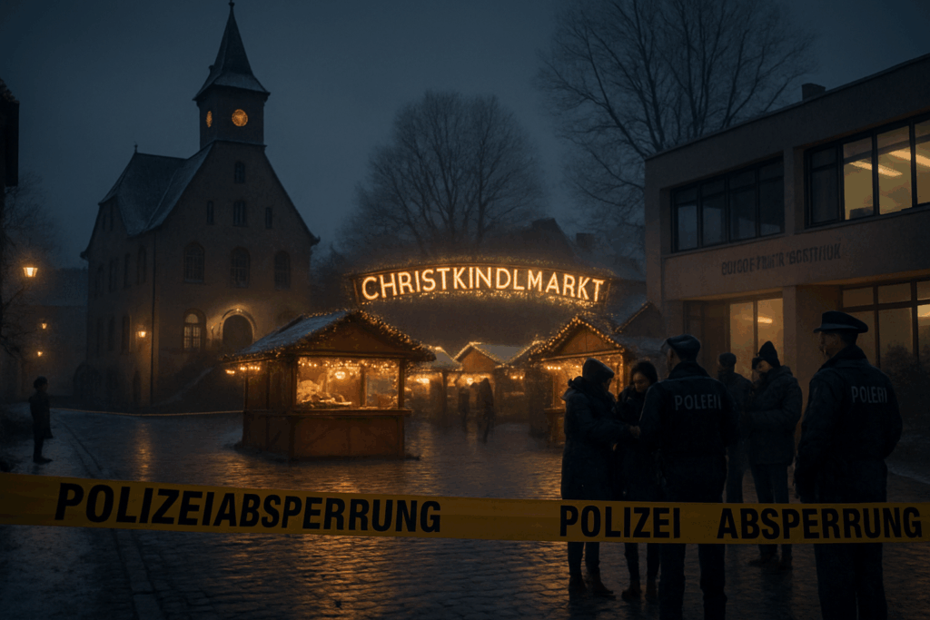Bürger in Angst: Anschlag auf Weihnachtsmarkt in Bayern