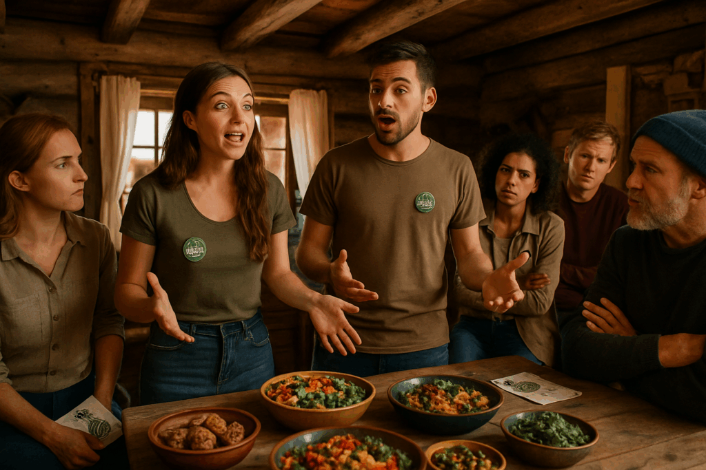 Militante Veganerin mit schlüpfrigem Geheimnis aus „Forsthaus Rampensau“