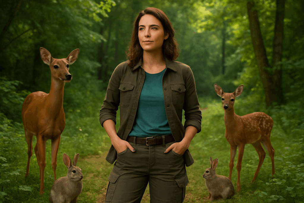 Militante Veganerin mit schlüpfrigem Geheimnis aus „Forsthaus Rampensau“