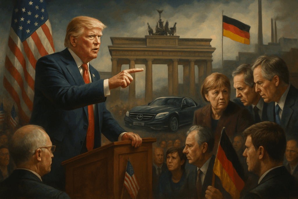 Warum Trump Deutschland für ein mögliches AfD-Verbot bestrafen könnte