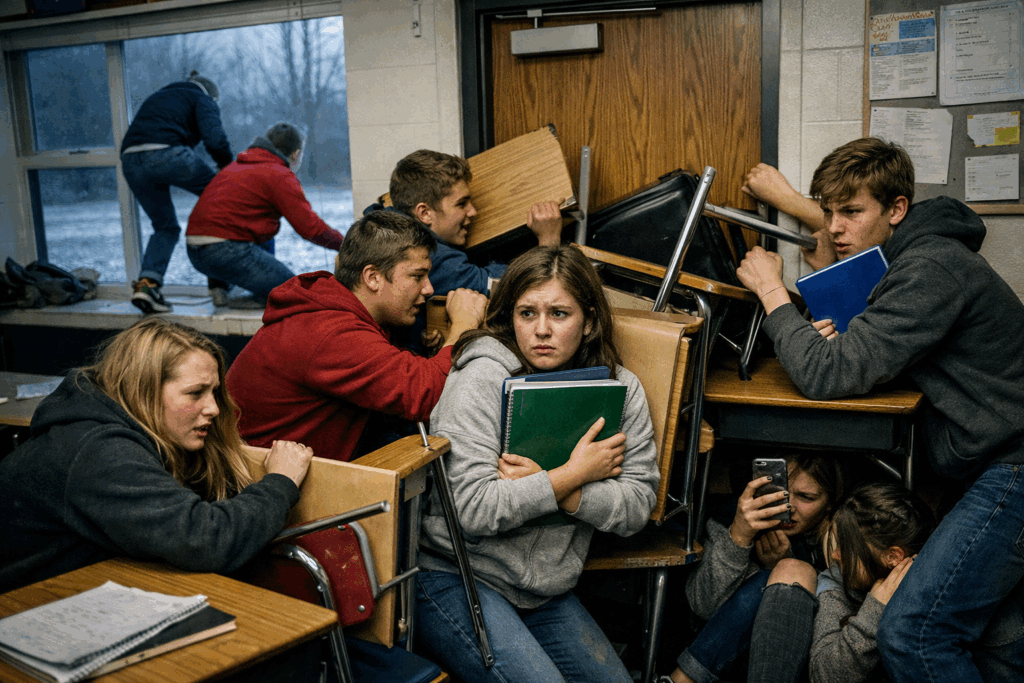 Schock in Schule: Täterin (18) tötet Schulkinder in Bibliothek – Neue Details schockieren
