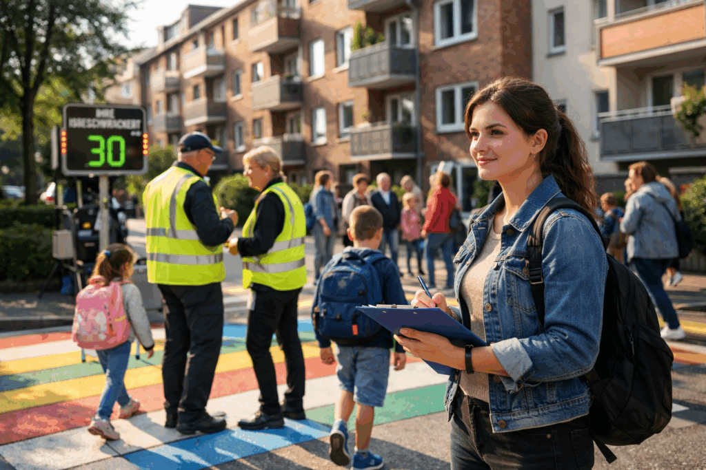 Diese bunten Kreise auf der Straße: Was sie bedeuten!