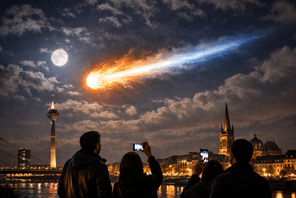 Heller Leuchtkörper über Deutschland! Jetzt wissen wir, was dahinter steckte