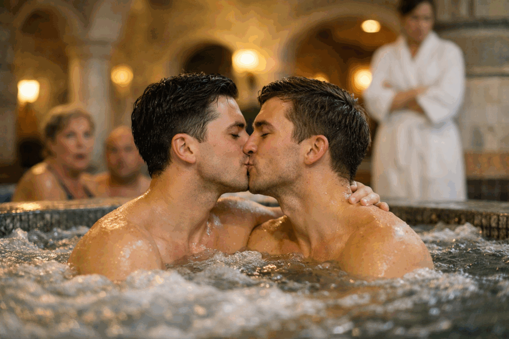Kuss im Spa sorgt für Aufregung: Therme wirft Paar raus!