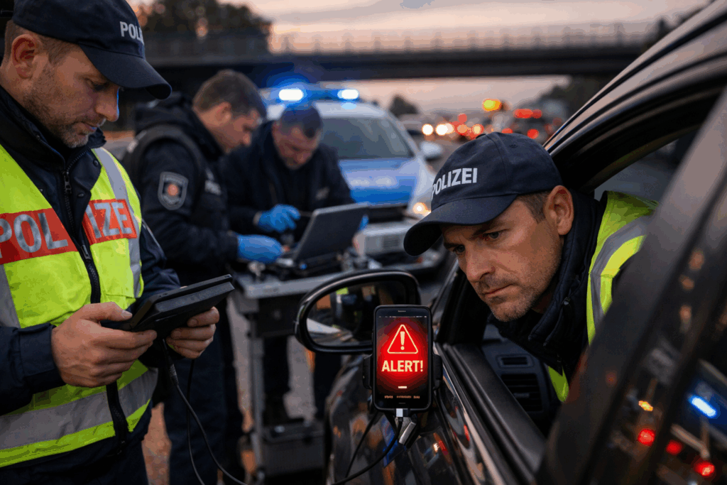 Polizeikontrolle: Darf die Polizei wirklich dein Handy nach Blitzer-Apps prüfen?