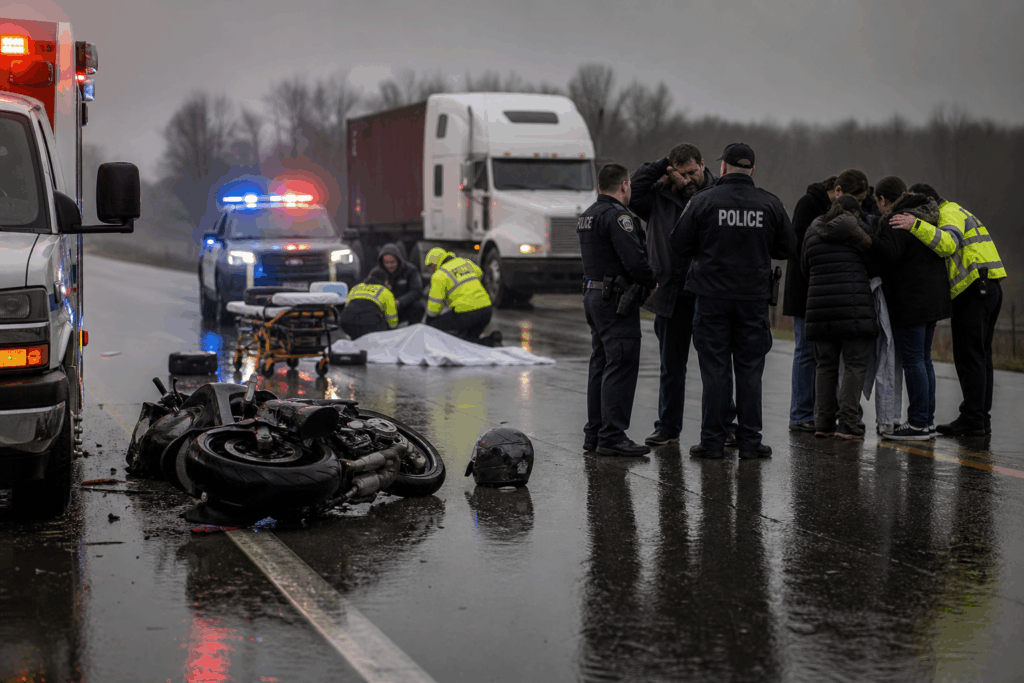 Drama auf der Autobahn: Fahrschülerin (16) stirbt mit Motorrad nach Crash