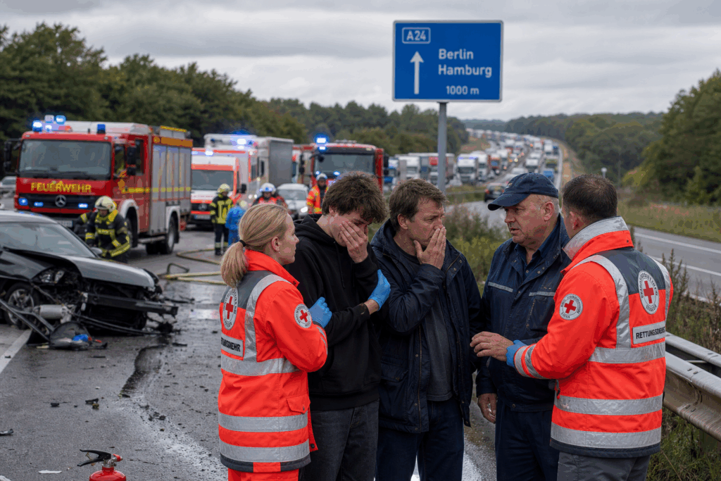 Drama auf der Autobahn: Fahrschülerin (16) stirbt mit Motorrad nach Crash