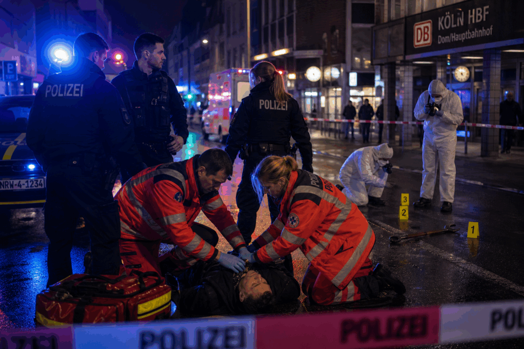 Mann wirft Werkzeug – Polizei eröffnet Schuss, 42-Jährige stirbt laut Bericht!