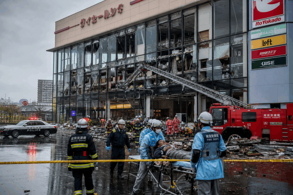 Schweres Erdbeben: Einkaufscenter eingestürzt – viele Tote befürchtet