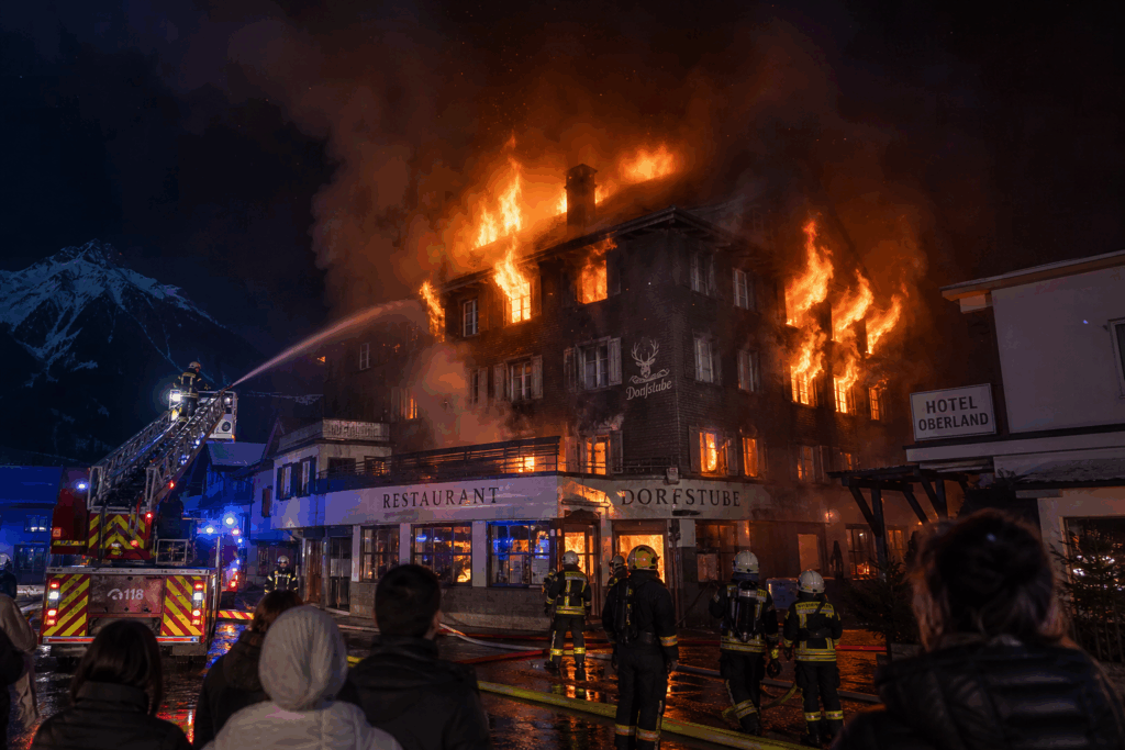 Großbrand mit Verletzten: Haus brennt vollständig aus – mehrere Menschen werden vermisst