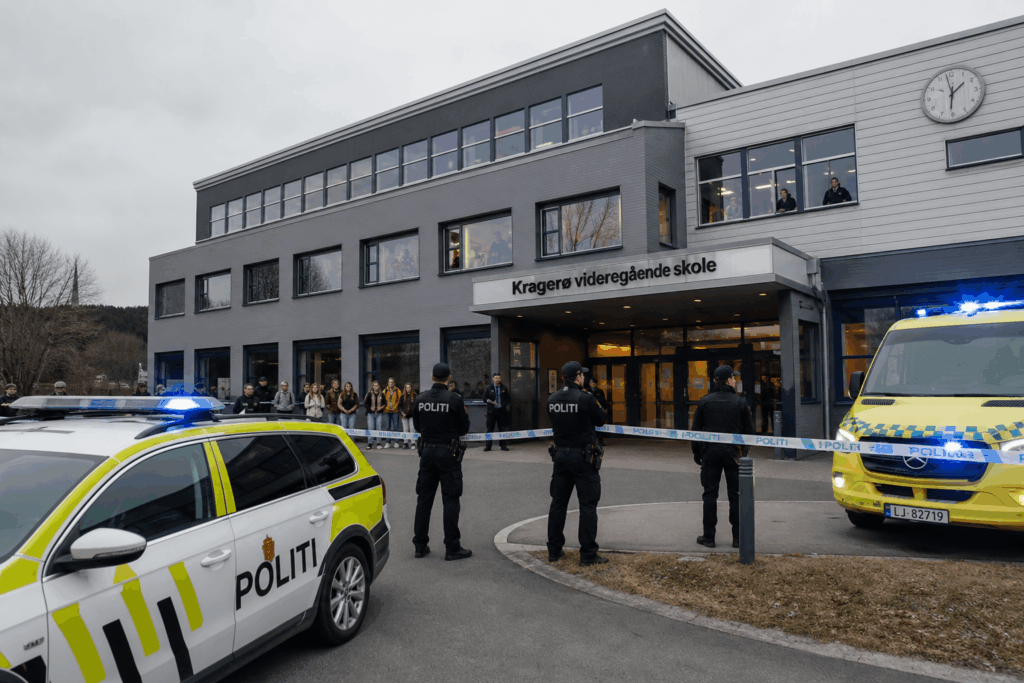 Schwert-Angriff an Schule – mehrere Menschen verletzt