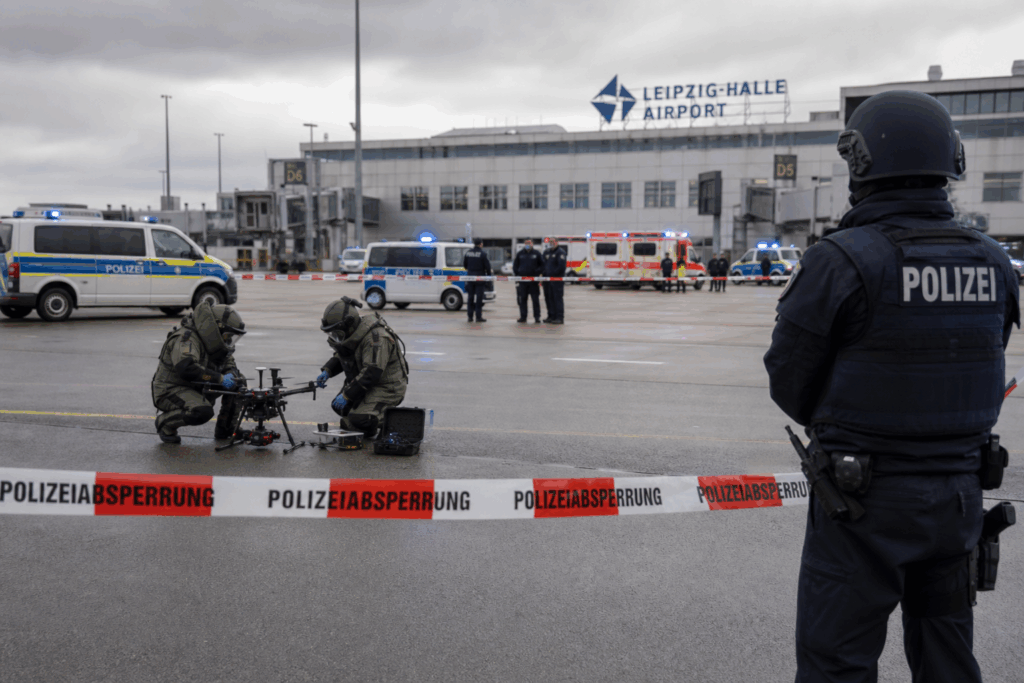 Weitere Drohne und Sprengstoff entdeckt – Polizei warnt sofort!